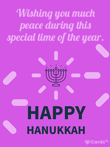 A special time of the year - Happy Hanukkah
